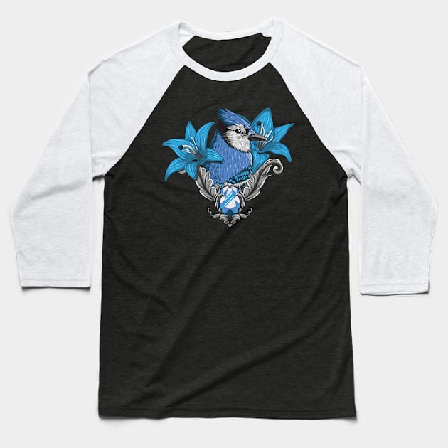 The Bluejay Baseball T-Shirt by VoidArtWear